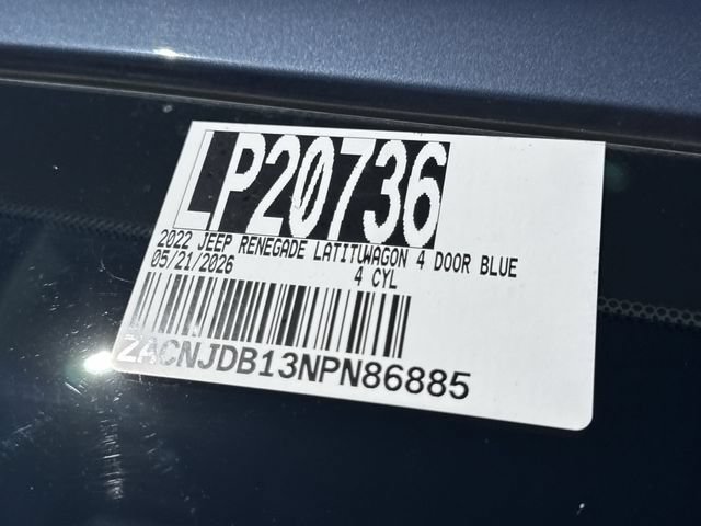 Used 2022 Jeep Renegade Latitude w/ Convenience Group AWD/4WD image 30