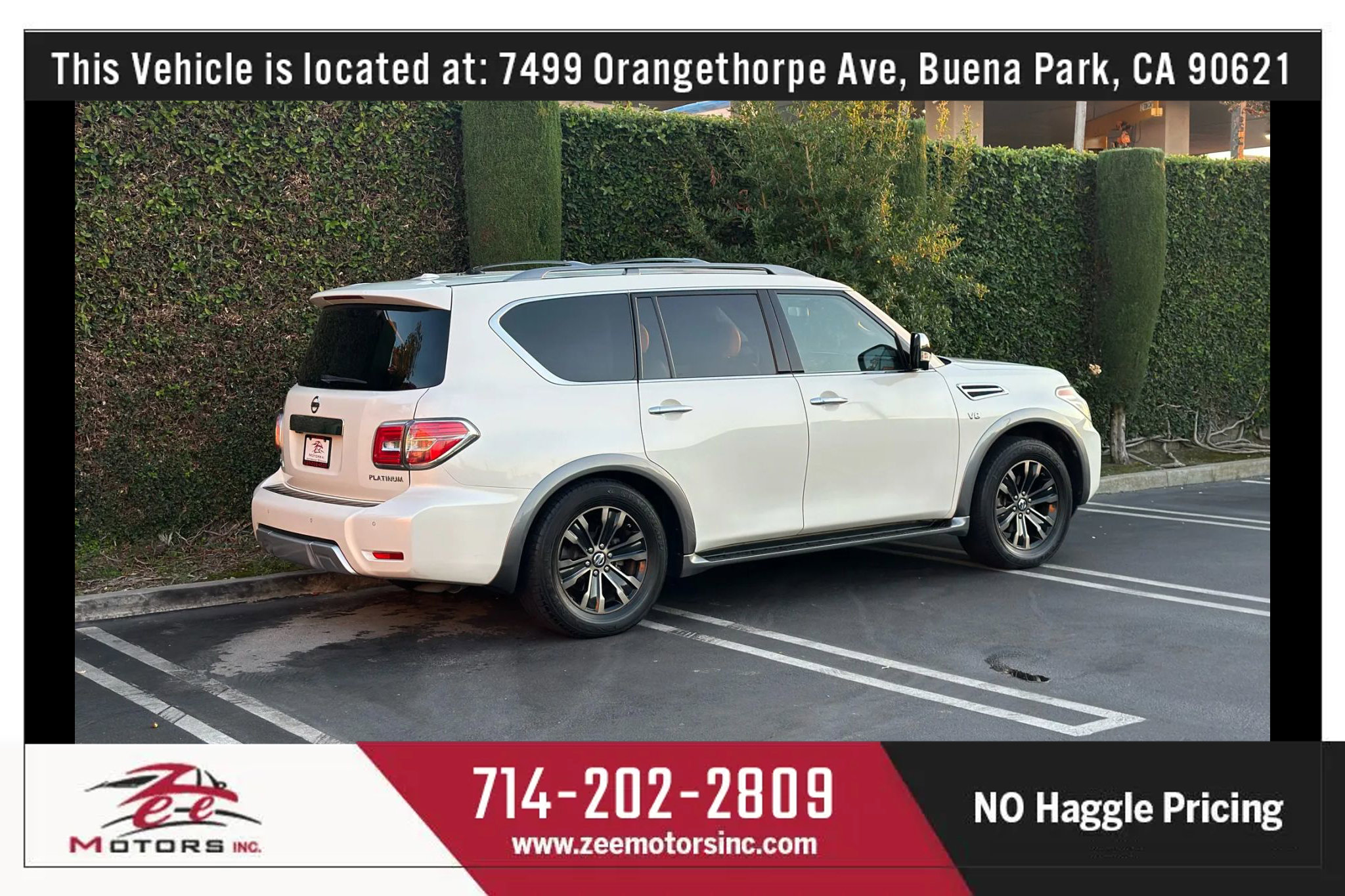 Used 2017 Nissan Armada Platinum w/ Captain Seat Package image 6