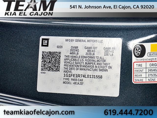 Used 2020 Chevrolet Camaro SS RWD image 35