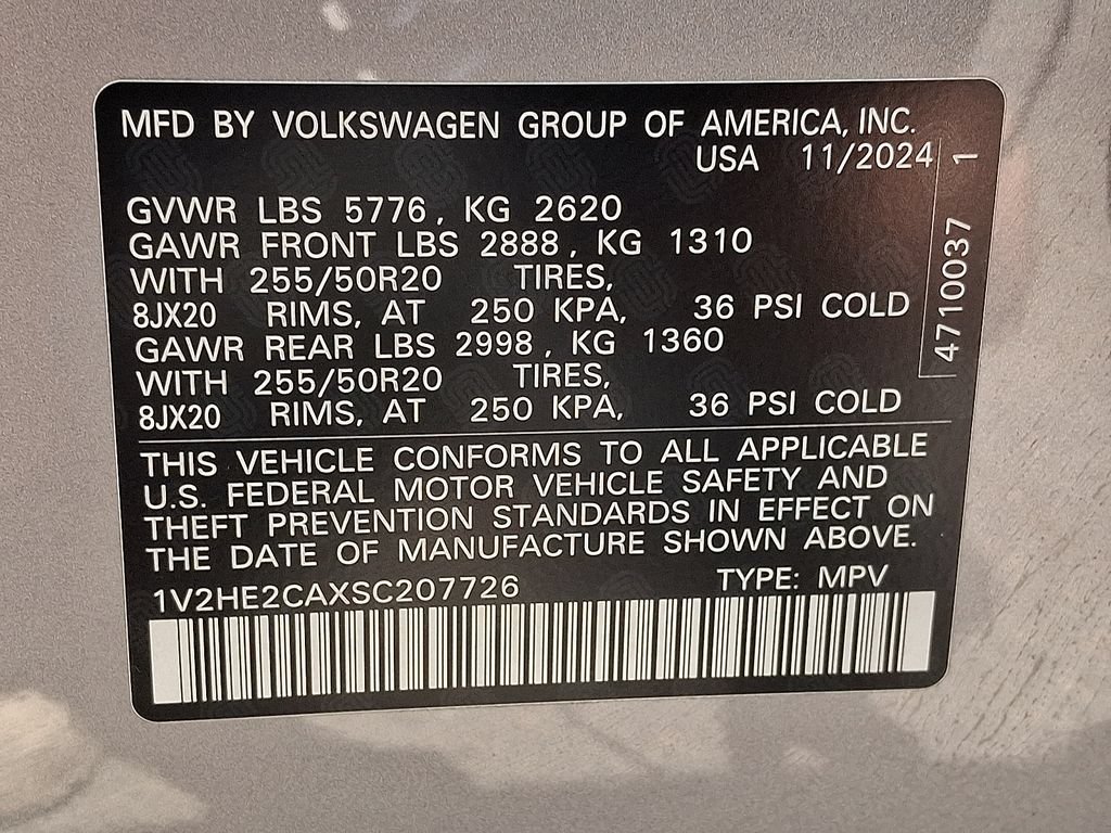 Used 2025 Volkswagen Atlas Cross Sport SE AWD/4WD image 27