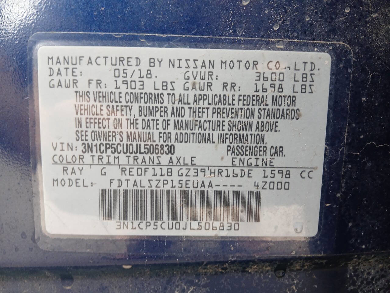 Used 2018 Nissan Kicks SV FWD image 18