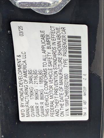 Certified 2025 Honda Civic Sport image 23