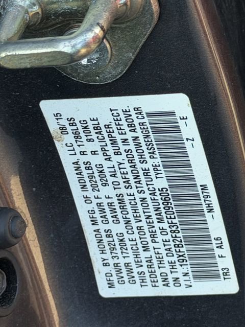 Used 2015 Honda Civic EX image 10