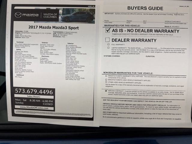 Used 2017 MAZDA MAZDA3 Sport image 31