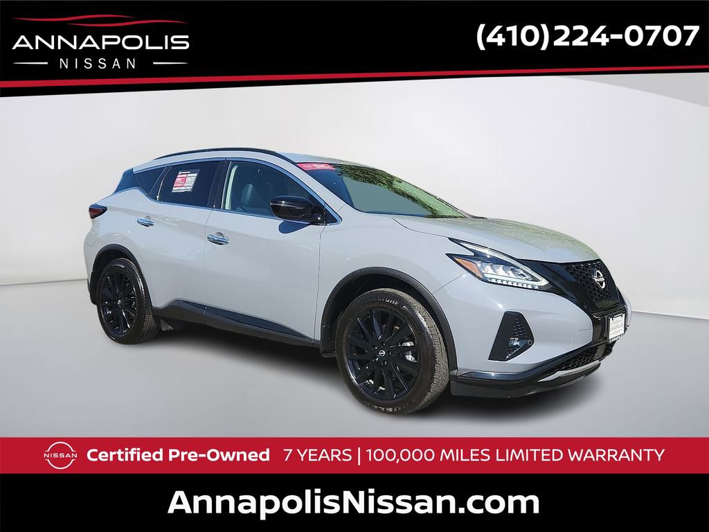 Certified 2024 Nissan Murano SV w/ SV Midnight Edition Package AWD/4WD image 1