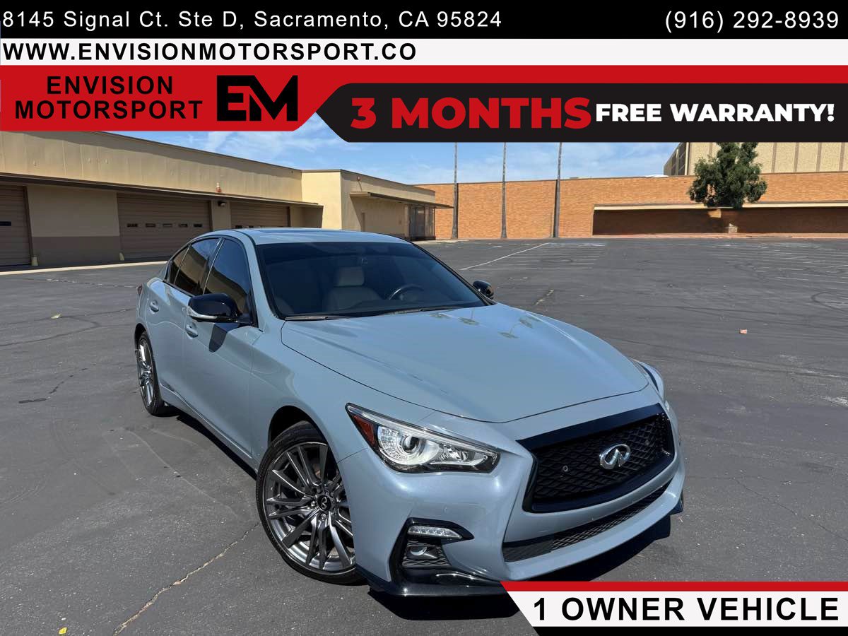 Used 2021 INFINITI Q50 Red Sport 400 AWD/4WD image 1