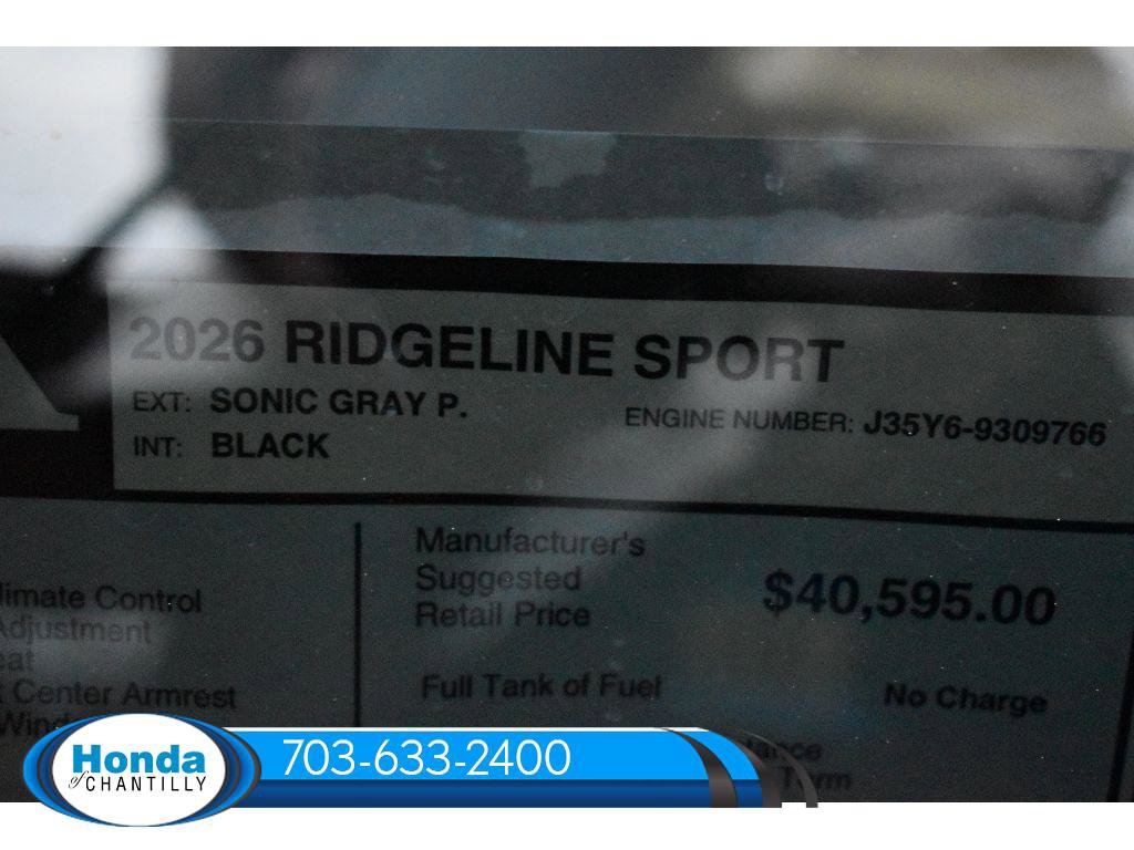 New 2026 Honda Ridgeline Sport image 37