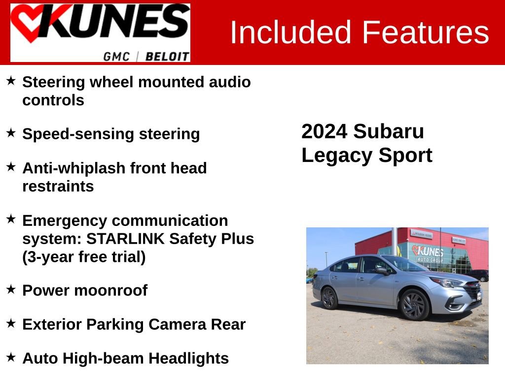 Used 2024 Subaru Legacy Sport image 3