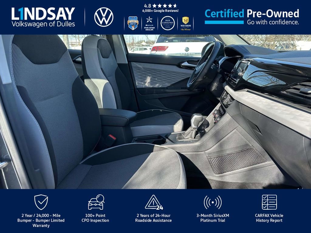 Certified 2023 Volkswagen Taos S w/ IQ Drive S Package image 12