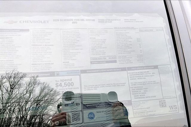 New 2026 Chevrolet Silverado 1500 Custom w/ LPO, Dark Essentials Package image 13