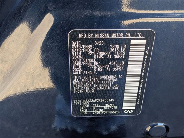 Used 2024 INFINITI QX80 Luxe image 39