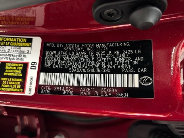 Used 2025 Lexus ES 300h F Sport w/ Accessory Package (Z1) FWD image 35