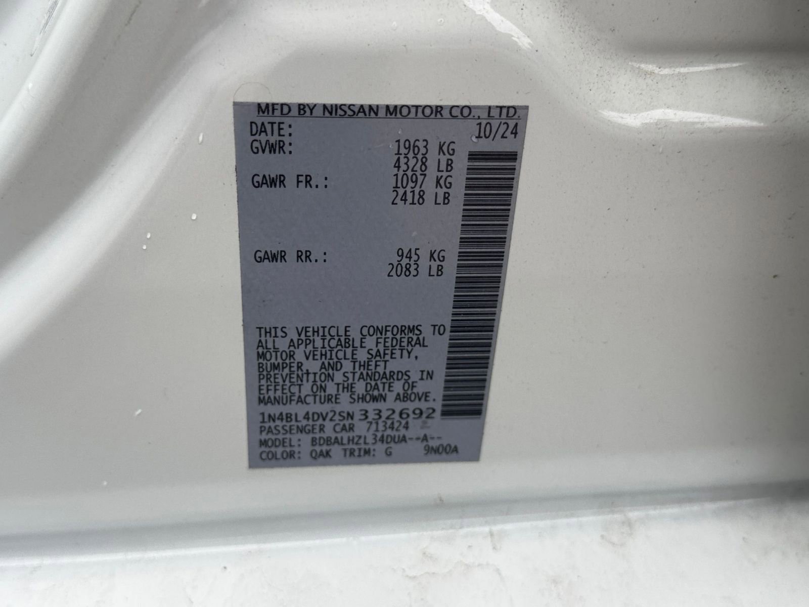 Used 2025 Nissan Altima 2.5 SV image 29