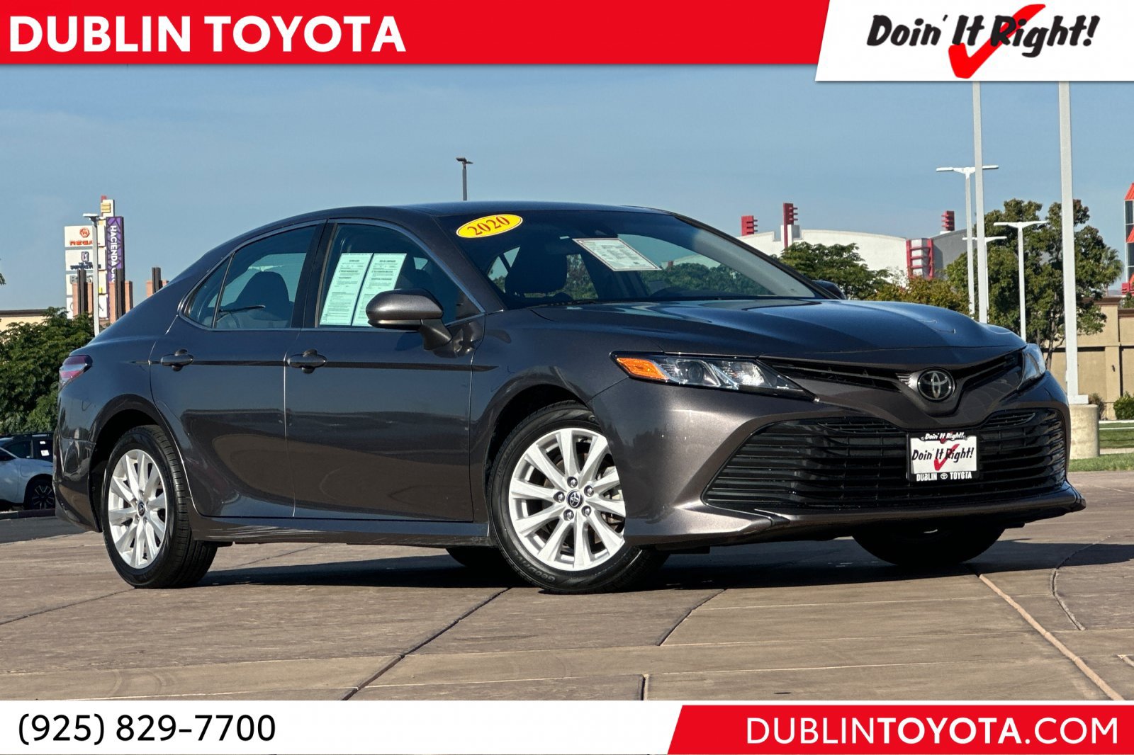 Certified 2020 Toyota Camry LE