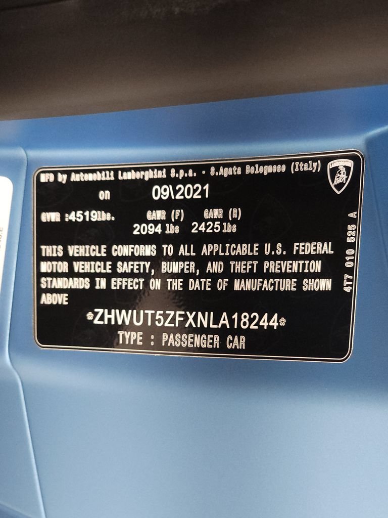 Used 2022 Lamborghini Huracan EVO RWD image 49