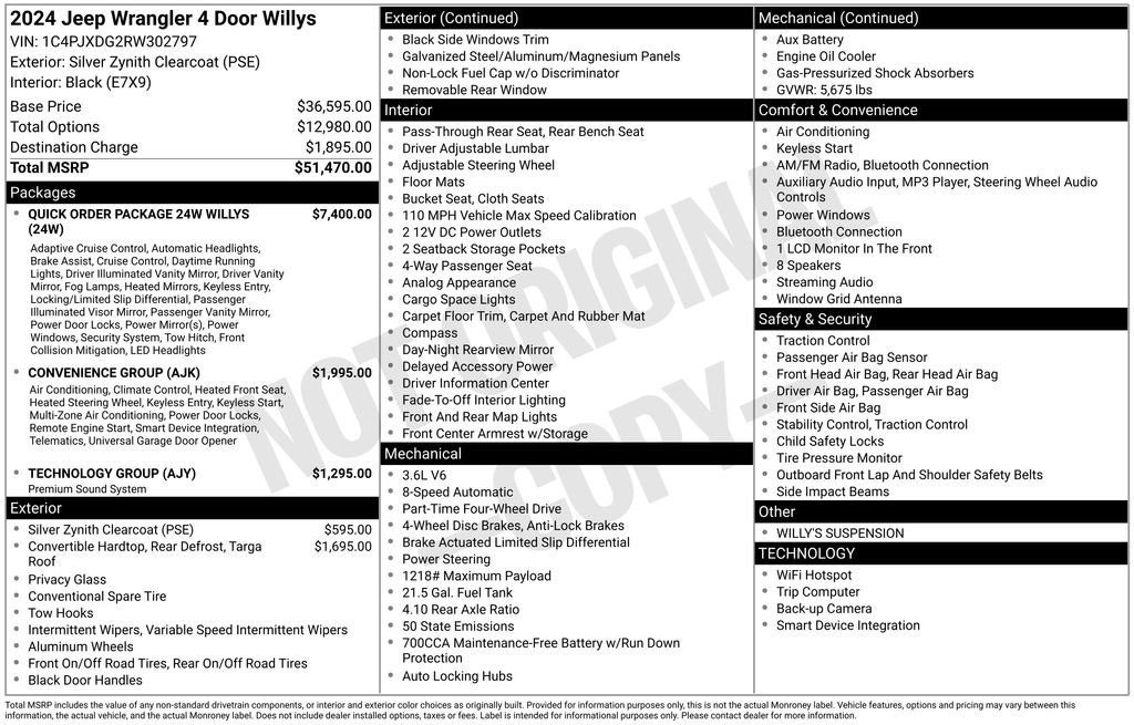 Used 2024 Jeep Wrangler Willys image 35