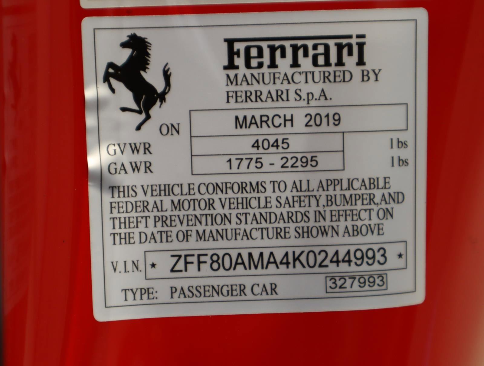 Certified 2019 Ferrari 488 Spider image 44