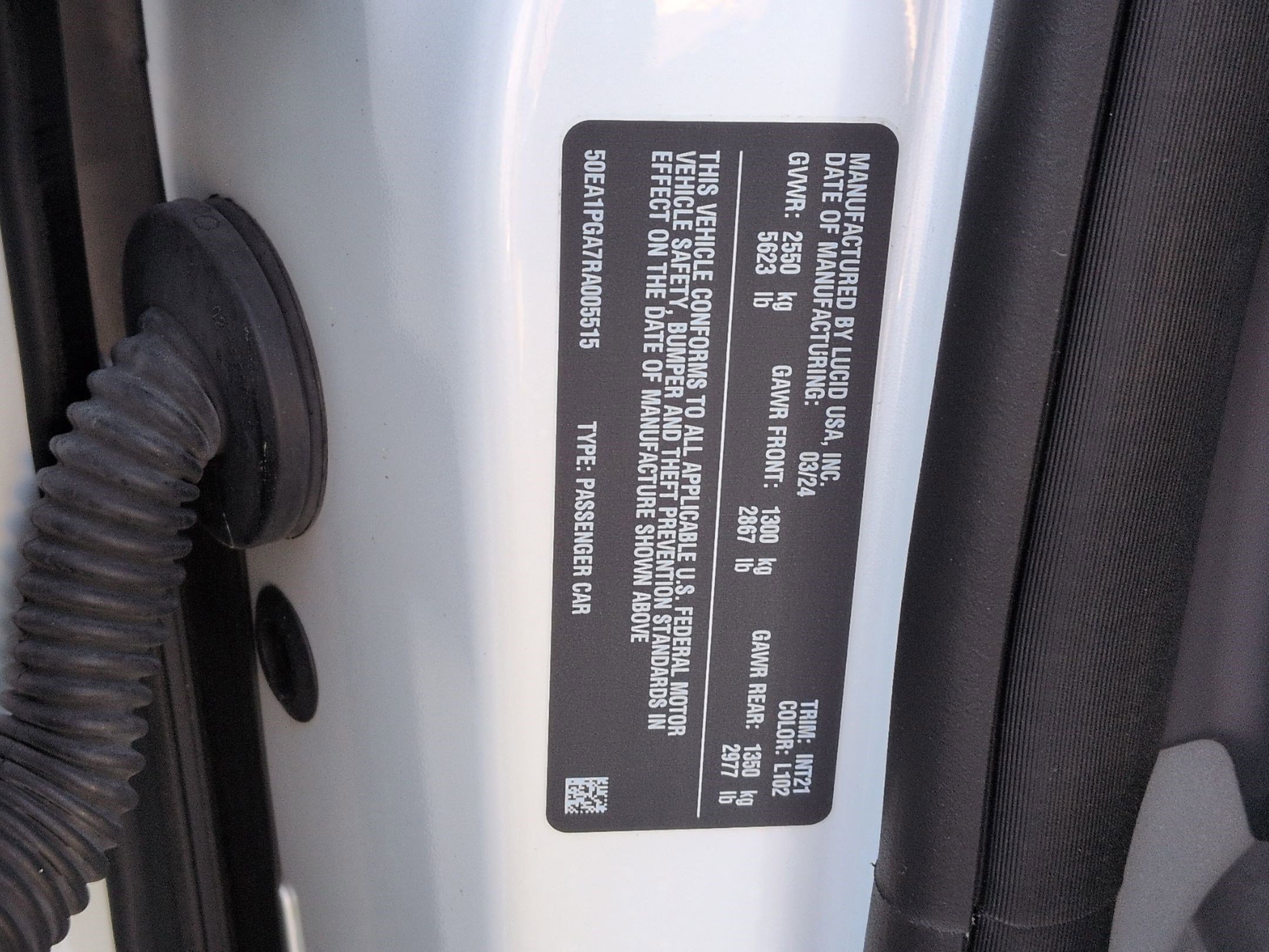 Used 2024 Lucid Air Pure RWD image 32