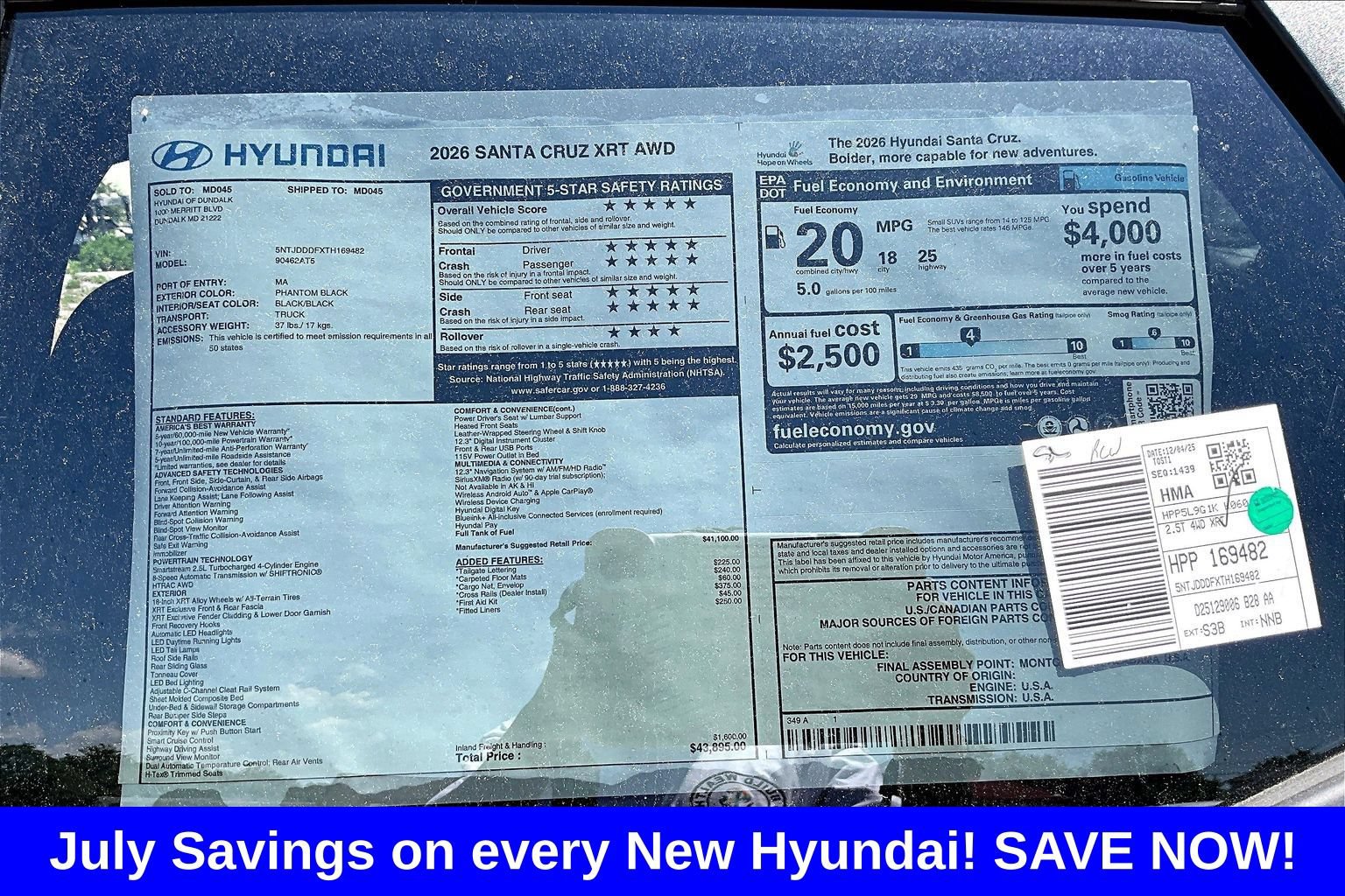 New 2026 Hyundai Santa Cruz XRT AWD/4WD image 18