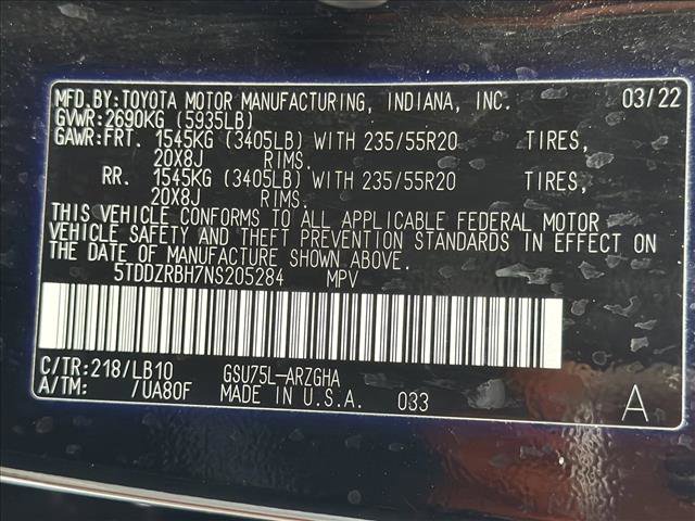 Used 2022 Toyota Highlander Limited image 29