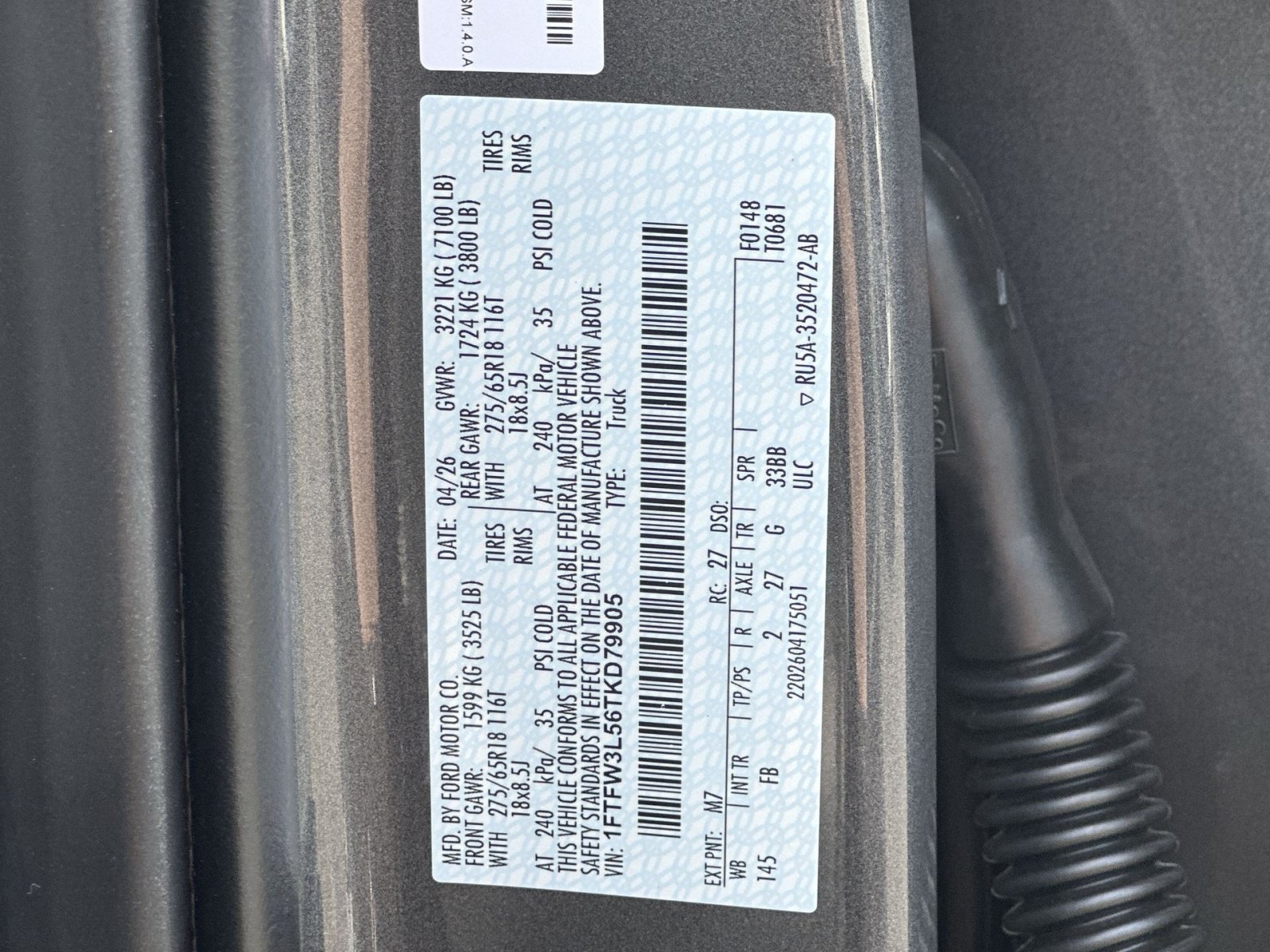 New 2026 Ford F150 XLT w/ Equipment Group 302A MID AWD/4WD image 29