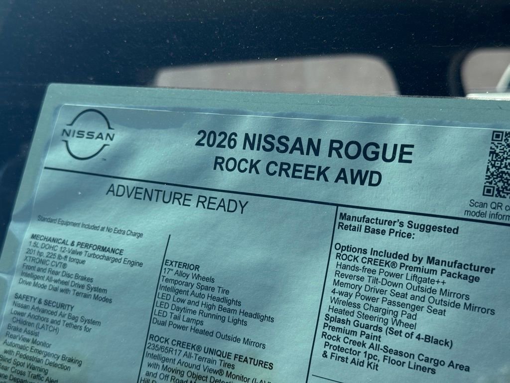 New 2026 Nissan Rogue SV w/ Rock Creek Premium Package image 25