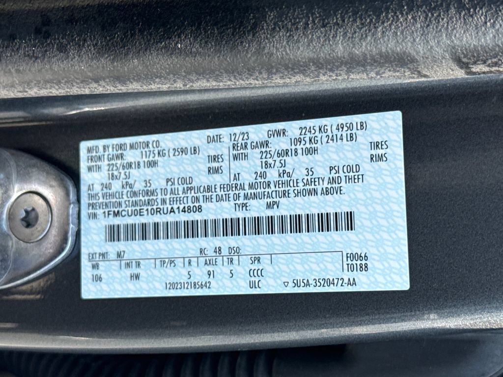 Used 2024 Ford Escape SE FWD image 26