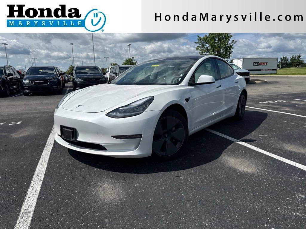 Used 2021 Tesla Model 3 Long Range AWD/4WD image 1