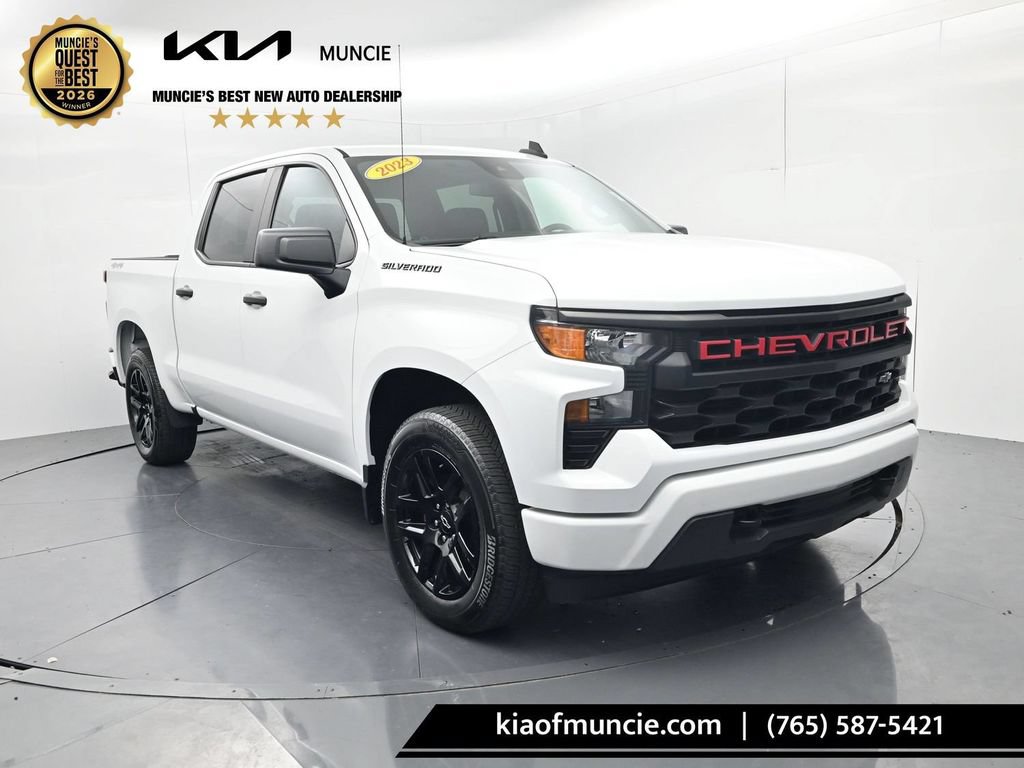 Used 2023 Chevrolet Silverado 1500 Custom w/ LPO, Dark Essentials Package AWD/4WD image 1