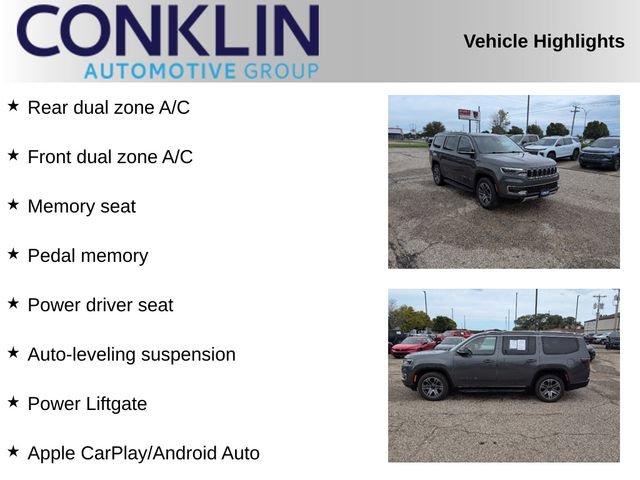 Used 2024 Jeep Wagoneer Series II w/ Flexible Seating Group image 2