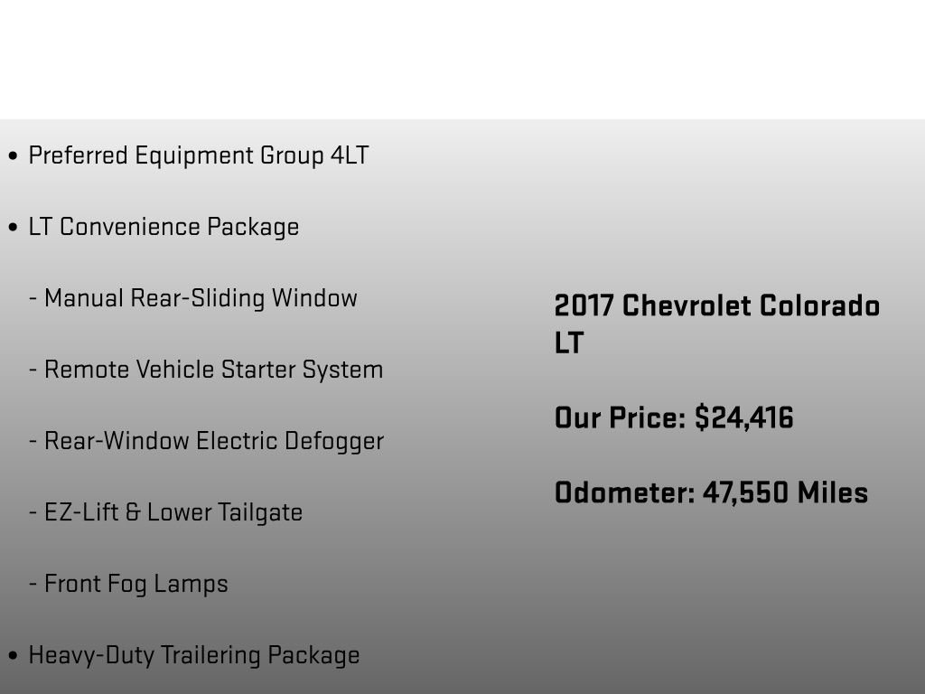 Used 2017 Chevrolet Colorado LT w/ LT Convenience Package image 6