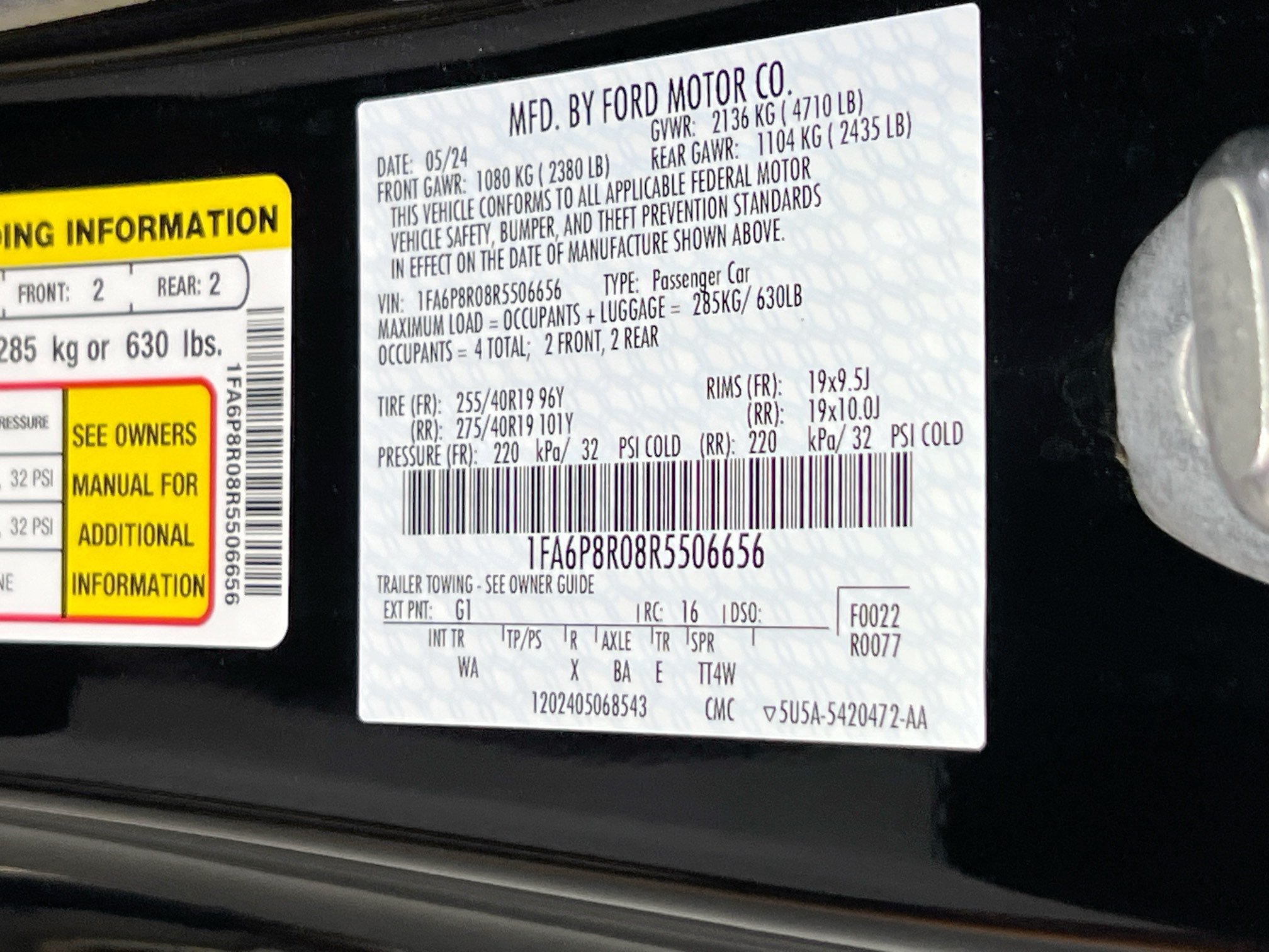 Used 2024 Ford Mustang Dark Horse RWD image 31