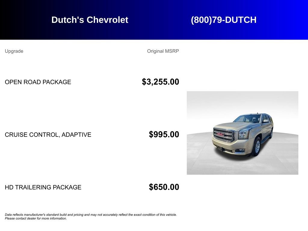 Used 2015 GMC Yukon SLT w/ Open Road Package image 5