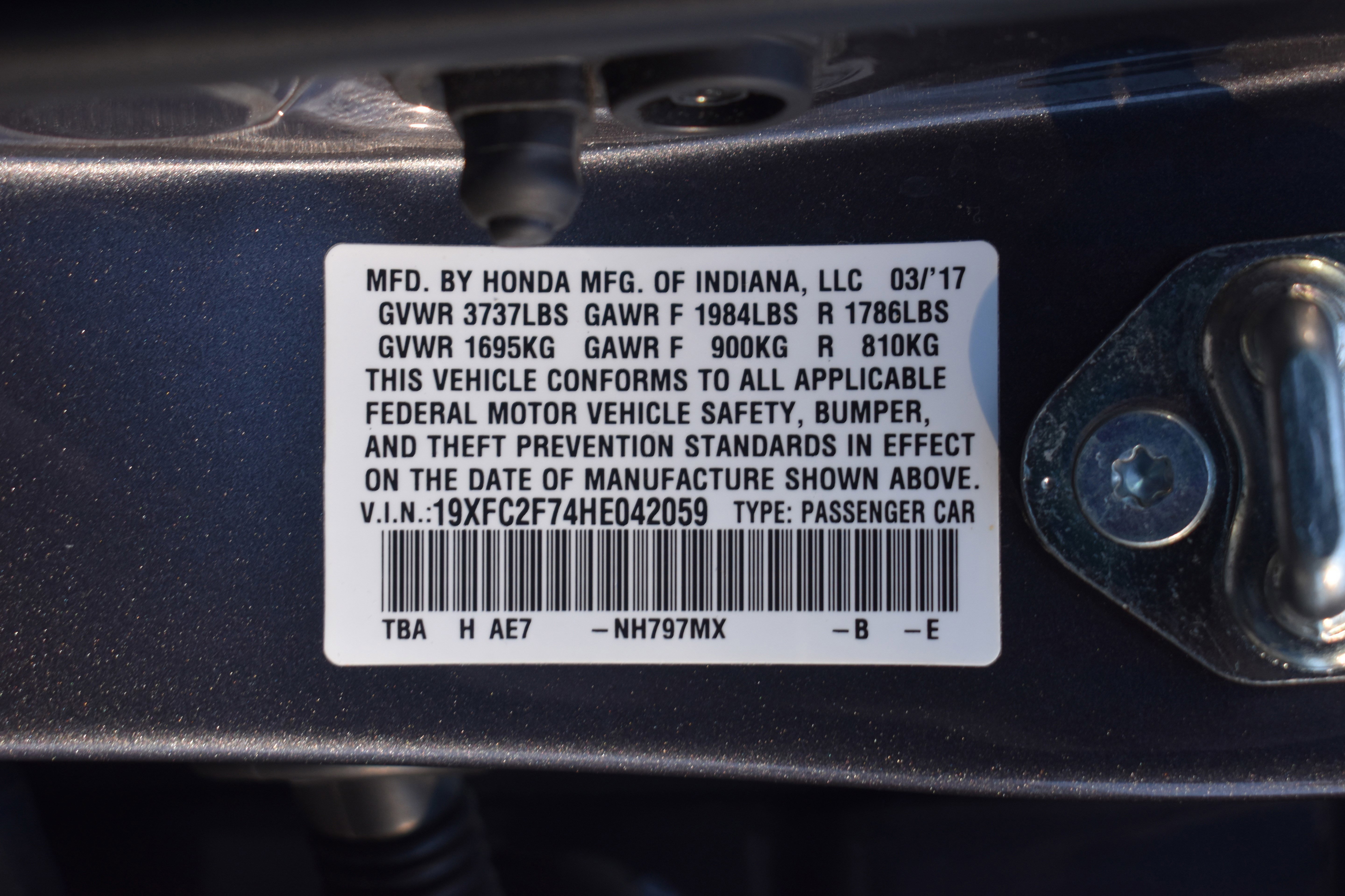 Used 2017 Honda Civic EX image 37