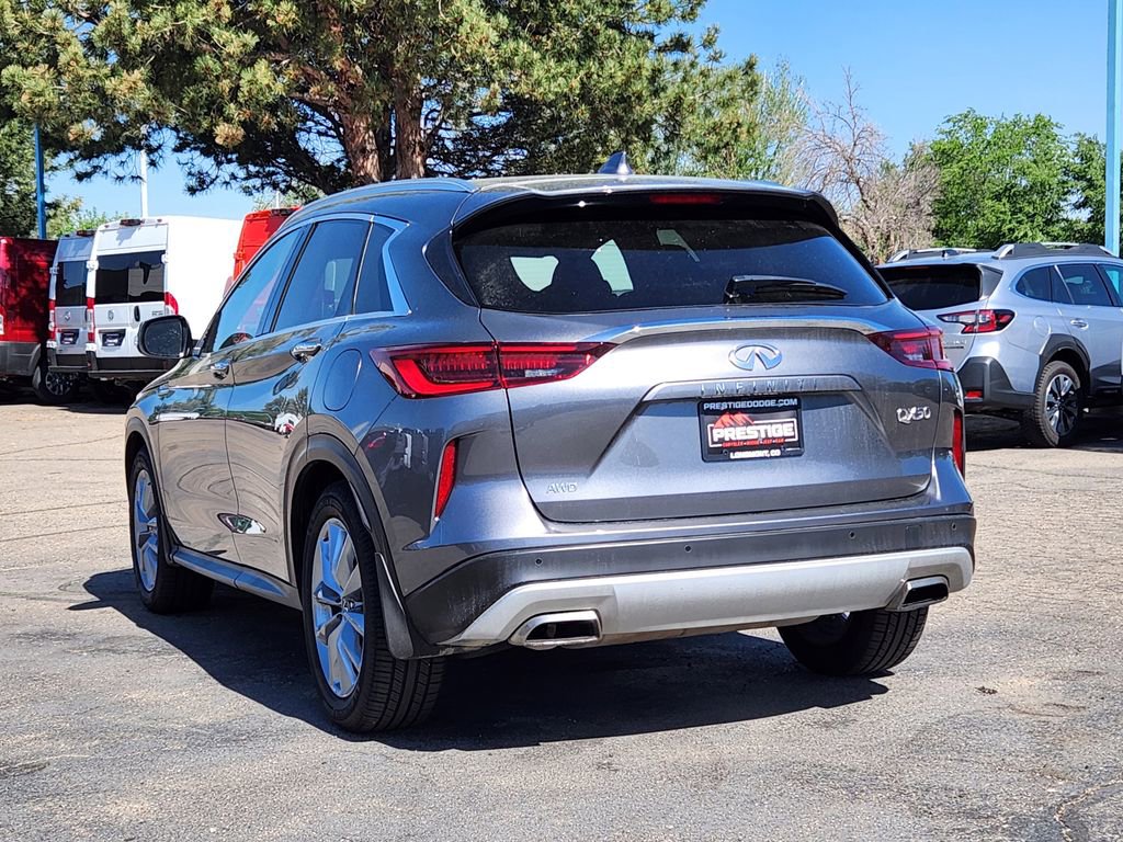 Used 2022 INFINITI QX50 Luxe AWD/4WD image 3