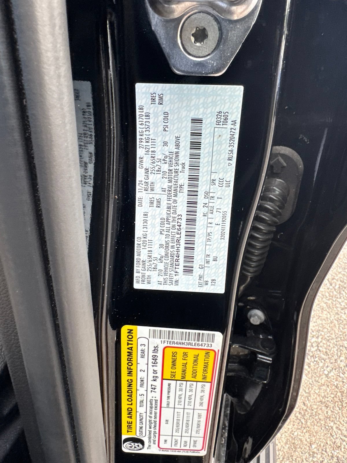 Used 2024 Ford Ranger XLT w/ Trailer Tow Package AWD/4WD image 15