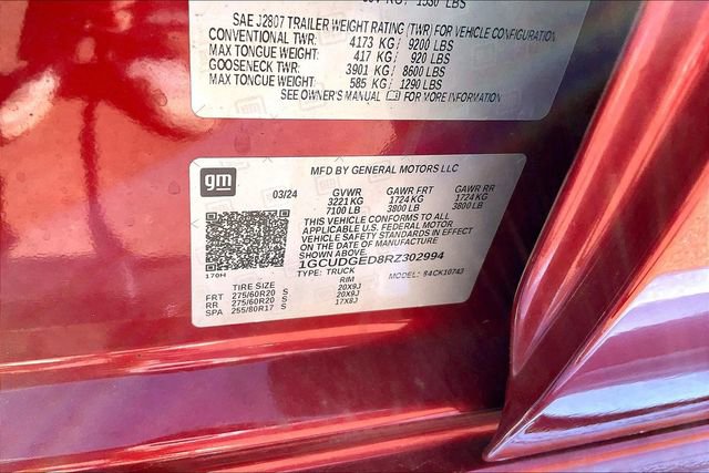 Used 2024 Chevrolet Silverado 1500 LTZ w/ LTZ Premium Texas Edition image 14