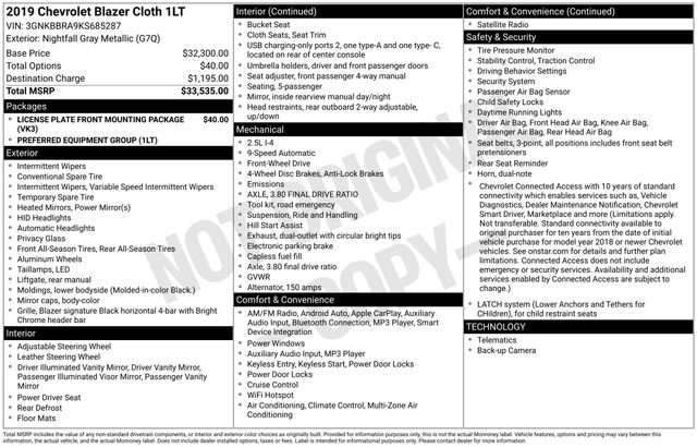 Used 2019 Chevrolet Blazer LT image 7