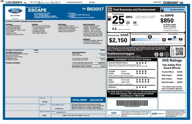 Used 2013 Ford Escape SE AWD/4WD image 7