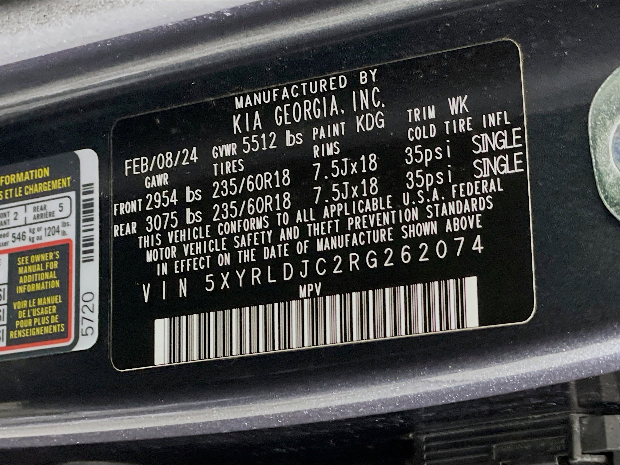 Used 2024 Kia Sorento S image 12