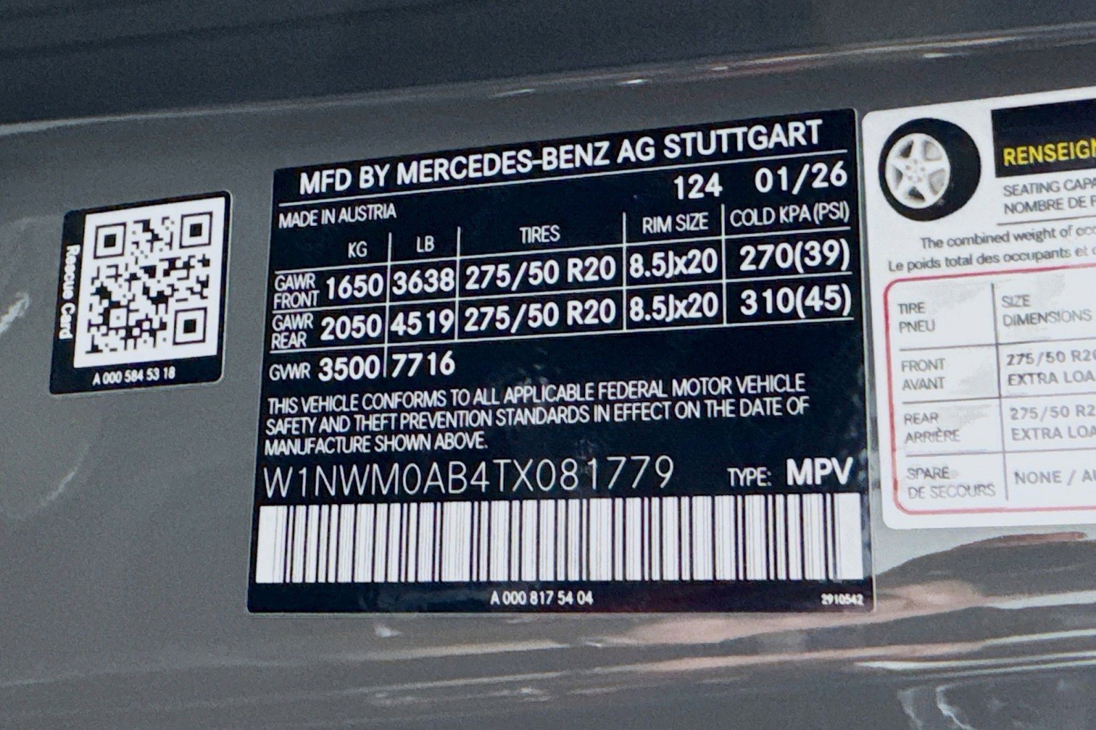 New 2026 Mercedes-Benz G 580 w/ EQ Technology image 24