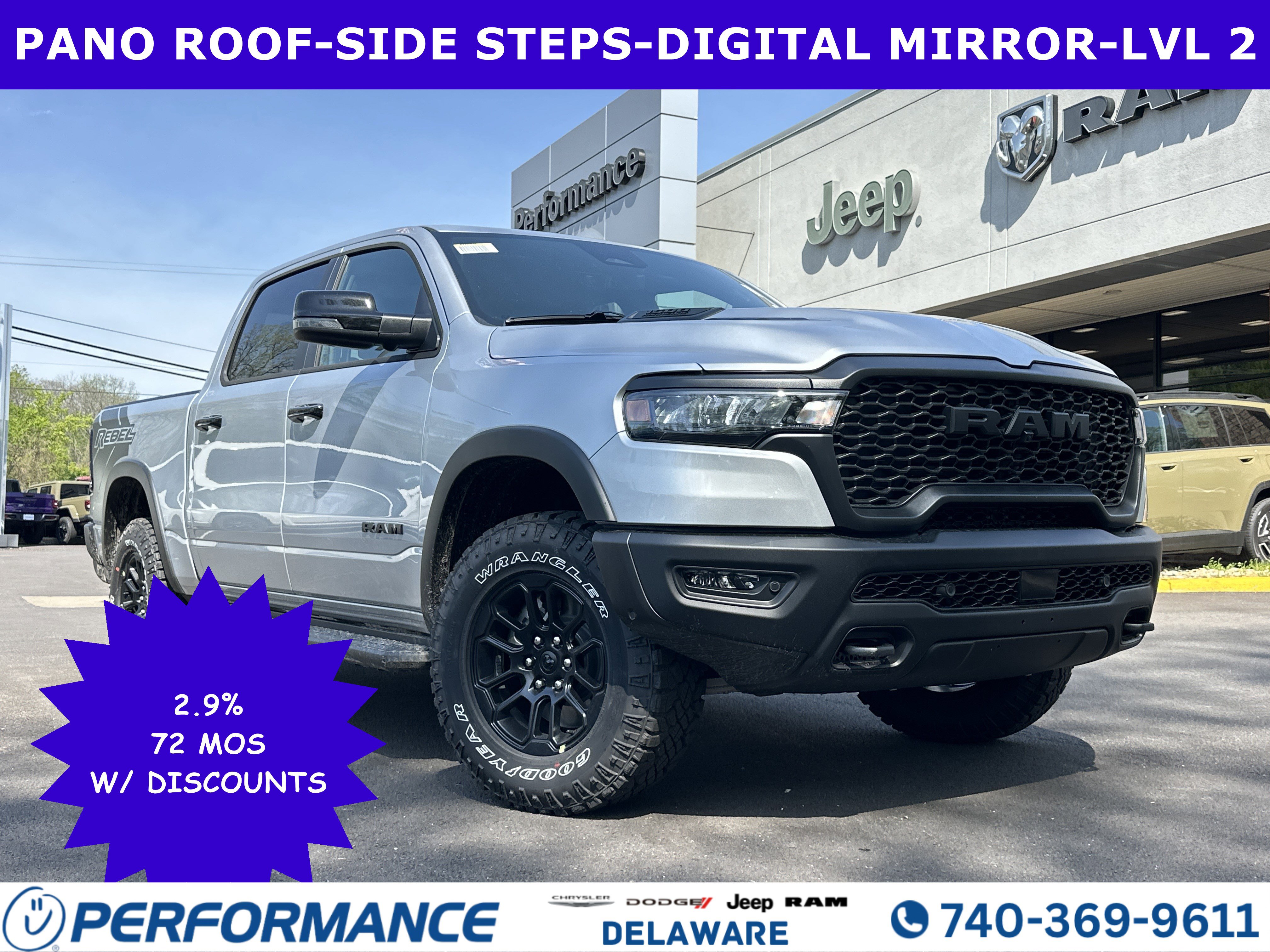 New 2026 RAM 1500 Rebel w/ Rebel Level 2 Equipment Group AWD/4WD image 1