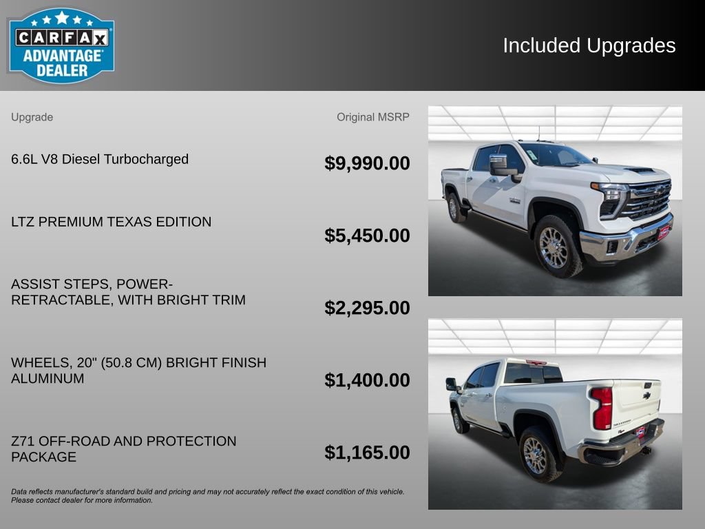 Certified 2026 Chevrolet Silverado 2500 LTZ w/ LTZ Premium Texas Edition AWD/4WD image 3