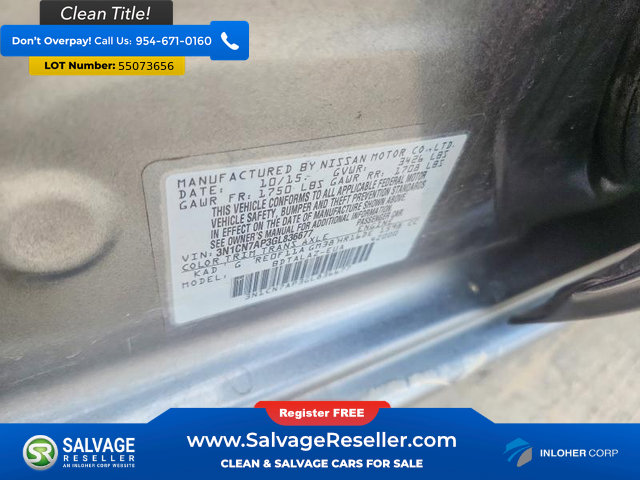 Used 2016 Nissan Versa S Plus FWD image 16