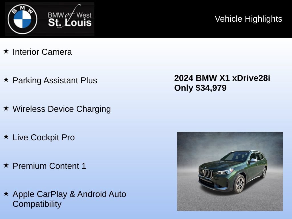 Used 2024 BMW X1 xDrive28i w/ Premium Package AWD/4WD image 24