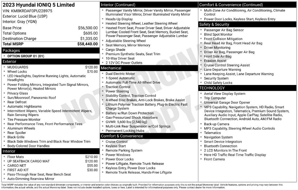 Used 2023 Hyundai Ioniq 5 Limited AWD/4WD image 21