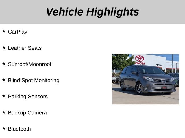 Used 2019 Toyota Sienna XLE w/ XLE Navigation Package FWD image 5