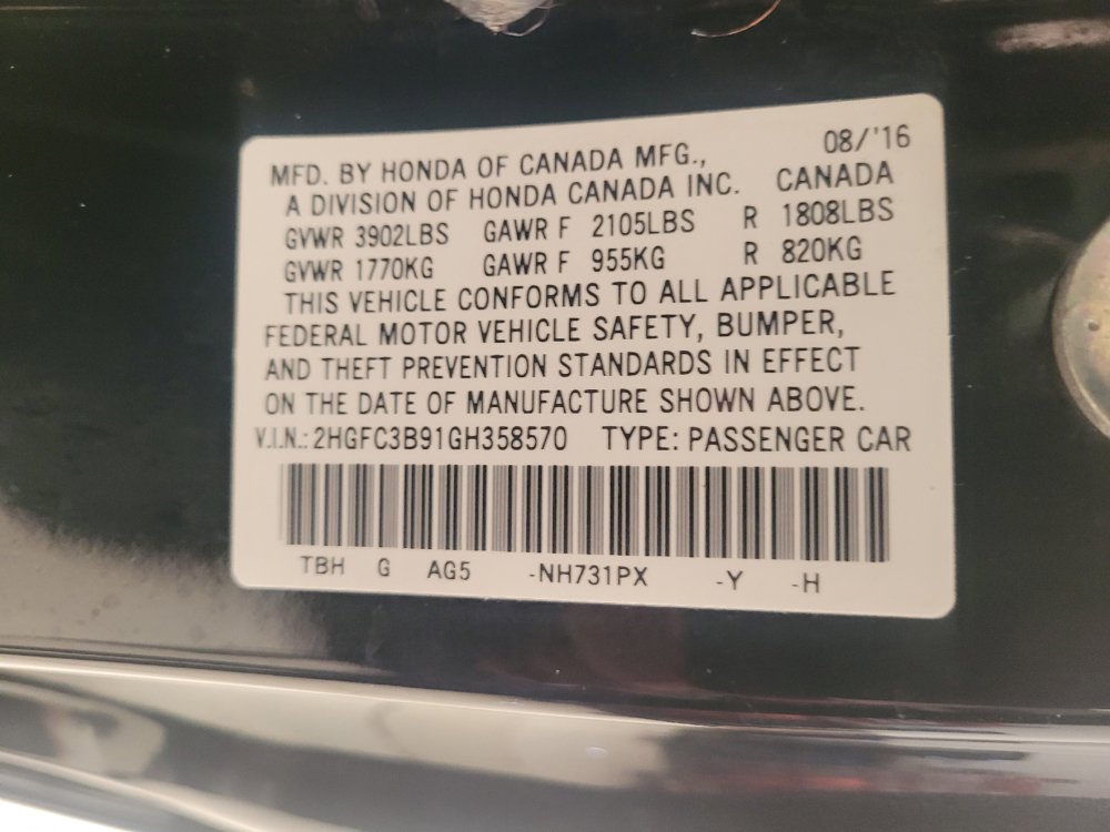 Used 2016 Honda Civic Touring image 33