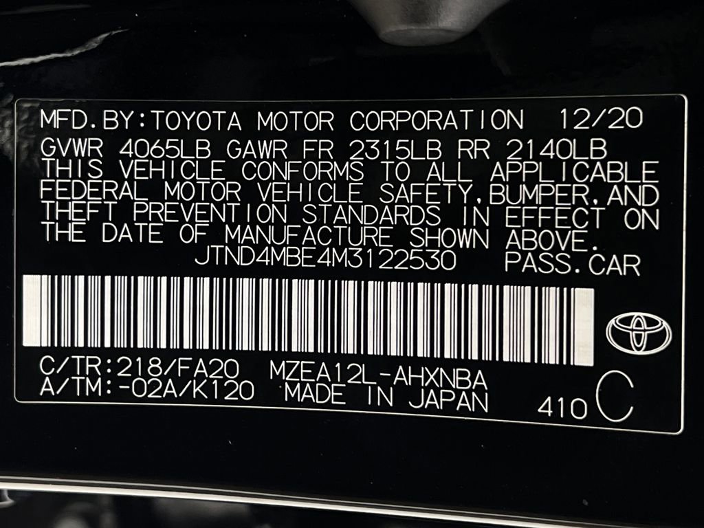 Used 2021 Toyota Corolla SE FWD image 24