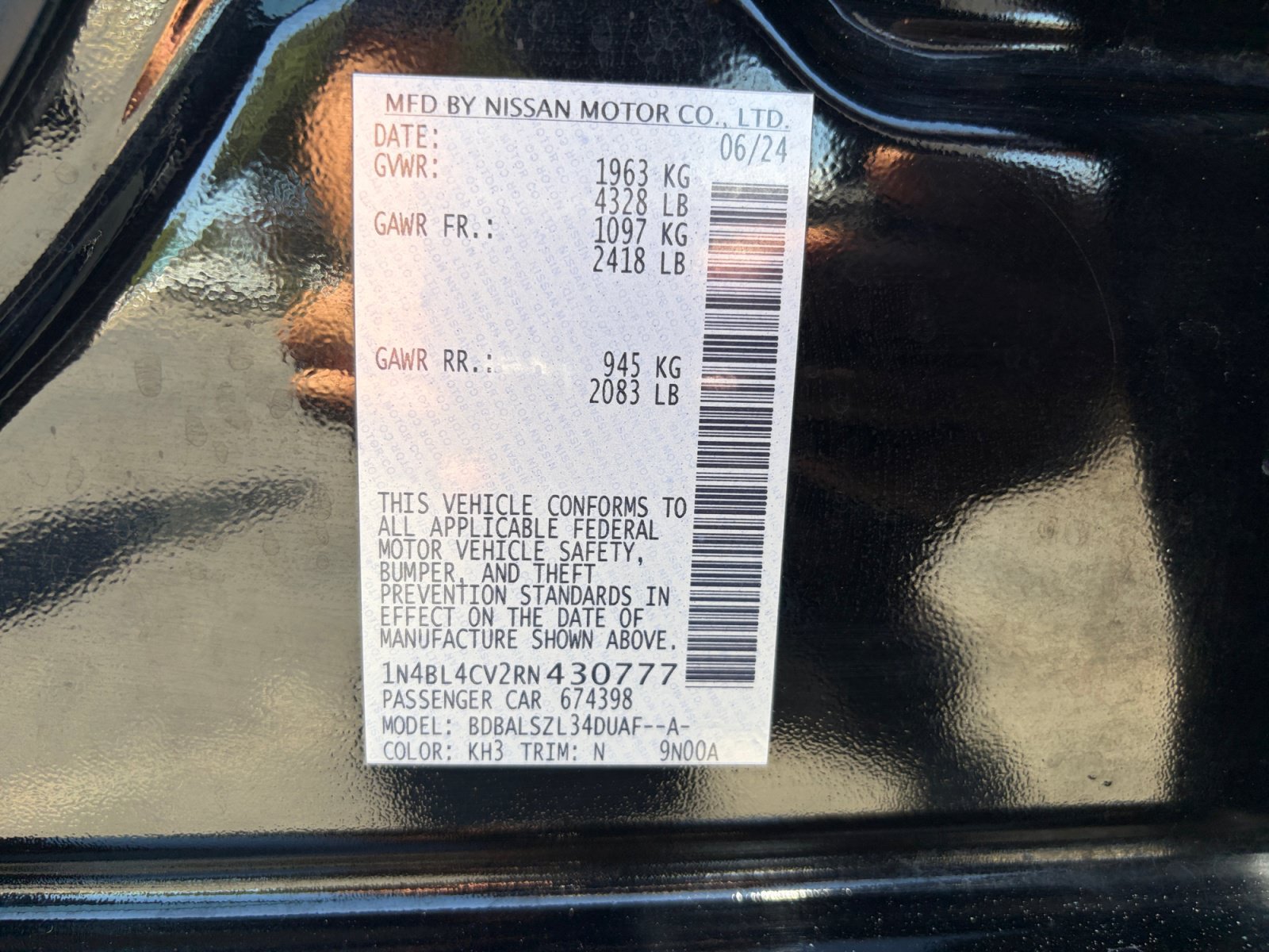 Used 2024 Nissan Altima 2.5 SR w/ SR Premium Package FWD image 29